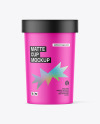 Matte Soup Cup Mockup