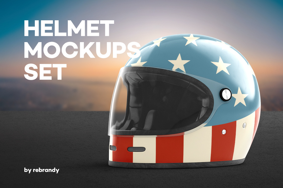 Helmet Mockups Set