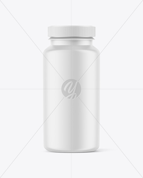 Matte Plastic Jar Mockup