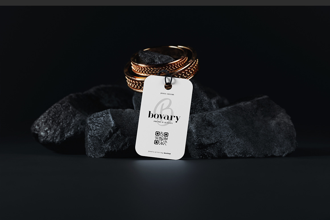 Jewelry Price Tag Mockup