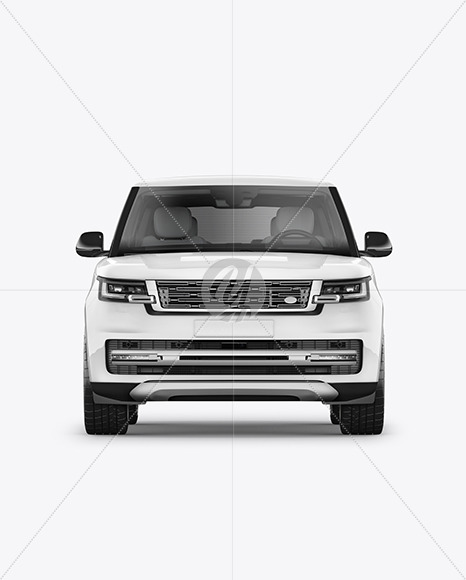 Crossover SUV Mockup - Front View