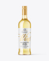 Clear Glass White Wine Bottle Mockup