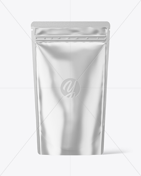 Metallic Stand-up Pouch Mockup