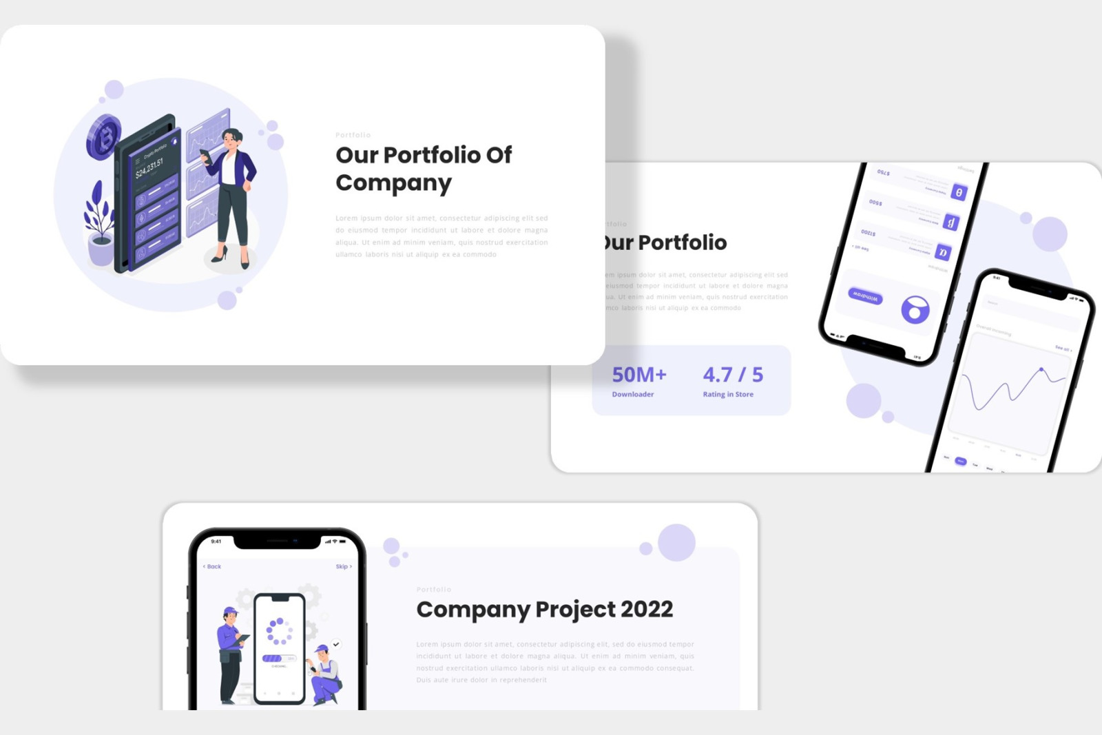 Extore - Mobile App &amp; SAAS Google Slides Template