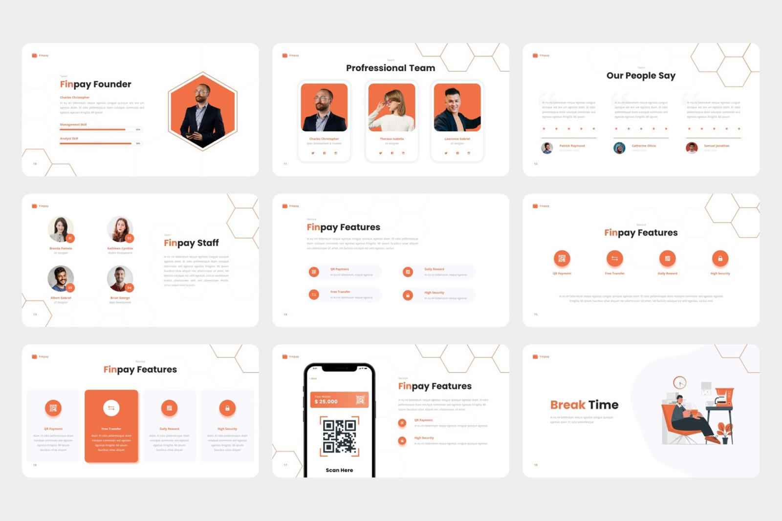 Finpay - Mobile App &amp; SAAS Keynote Template