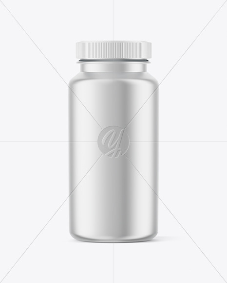 Metallic Jar Mockup