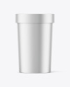 Metallized Soup Cup Mockup