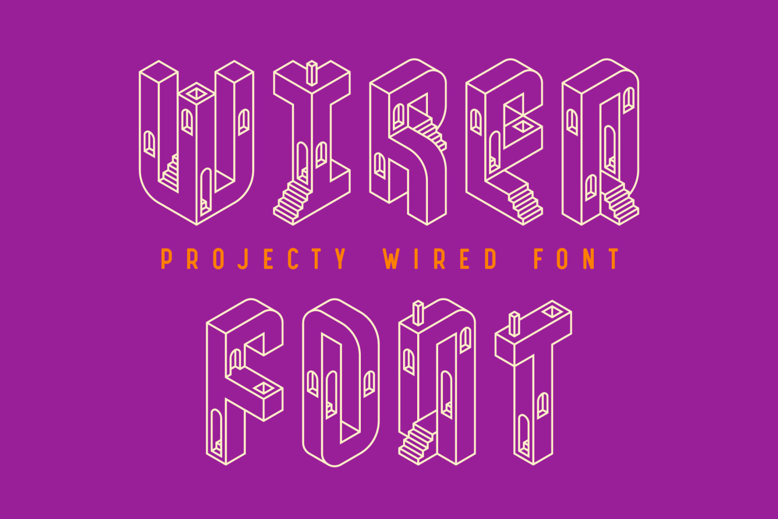 Projecty - Color Vector Font Projecty - Color Vector Font