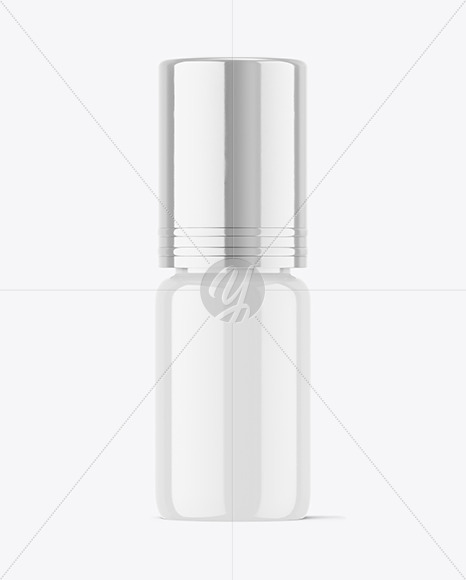 Glossy Cosmetic Bottle Mockup