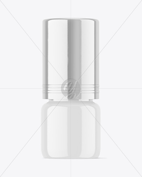 Glossy Cosmetic Bottle Mockup