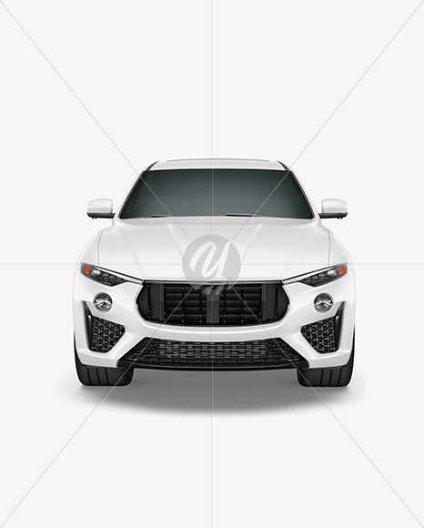 Crossover SUV Mockup - Front View