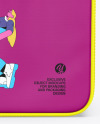 Cosmetic Bag Mockup - Front View