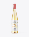 Clear Glass White Wine Bottle Mockup Clear Glass White Wine Bottle Mockup