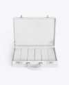 Briefcase with Banknotes Mockup