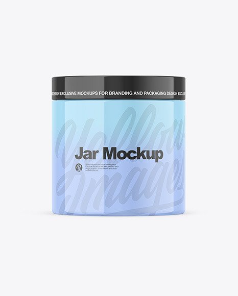 Glossy Jar Mockup