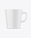 Glossy Ceramic Coffee Cup Mockup