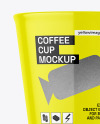 Glossy Ceramic Coffee Cup Mockup