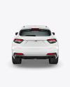 Crossover SUV Mockup - Back View