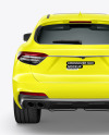 Crossover SUV Mockup - Back View