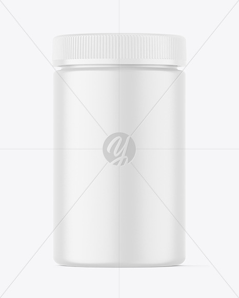 300ml Matte Pharmacy Jar Mockup