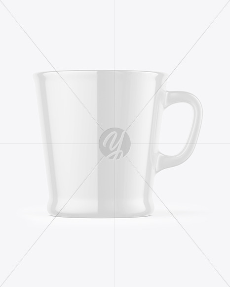 Glossy Coffee Cup Mockup