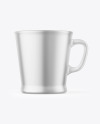 Matte Metallic Coffee Cup Mockup