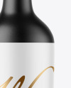 Ceramic Wine Bottle Mockup