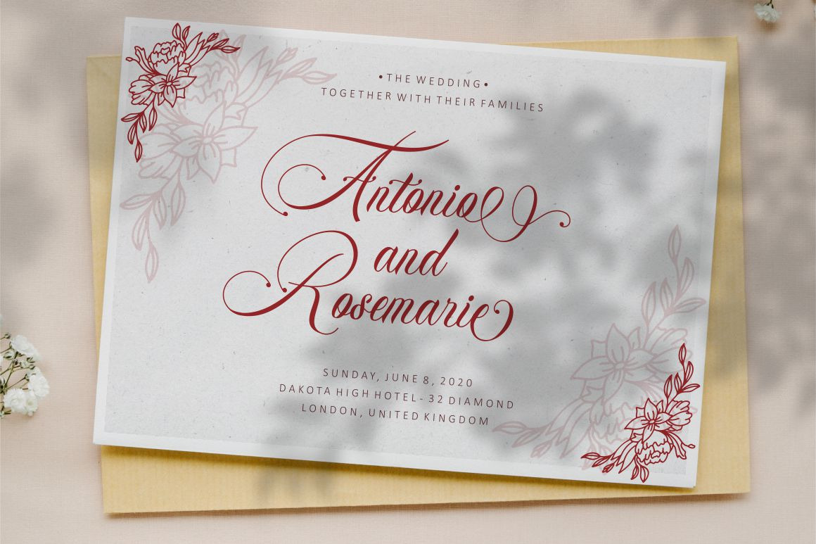 Glamorous Carpet - Luxurious Calligraphy Font Glamorous Carpet - Luxurious Calligraphy Font