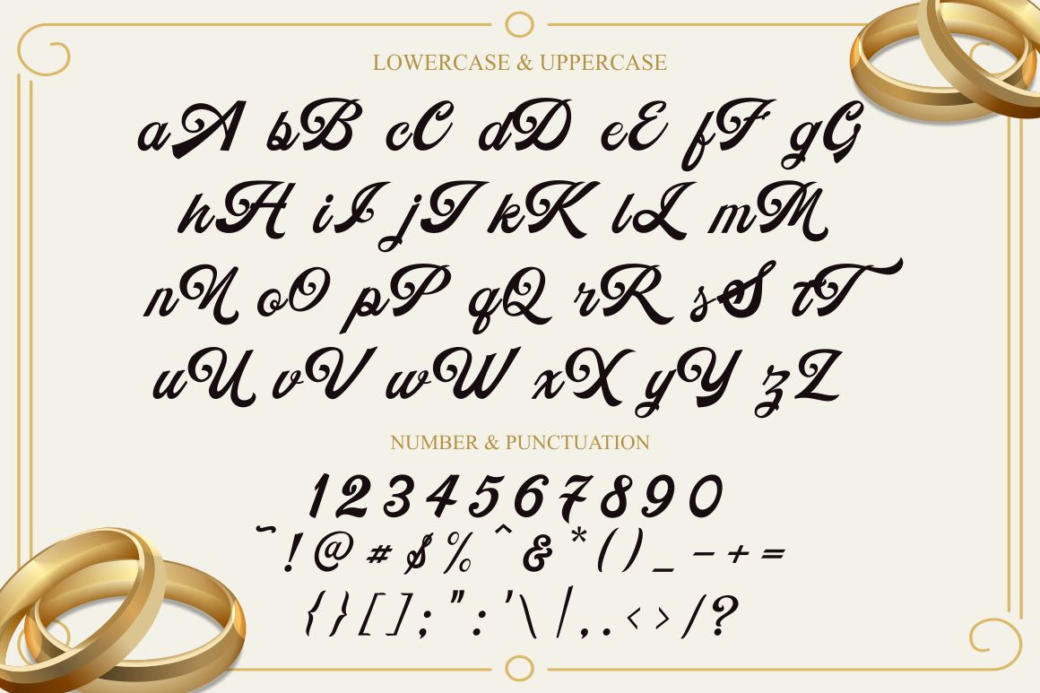 Golden Jewelry - Classic And Luxury Script