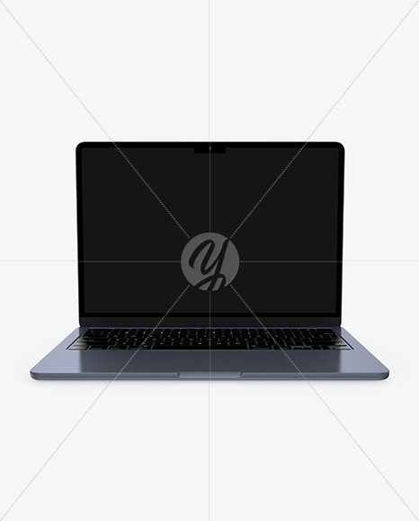 MacBook Air M2 Midnight Mockup