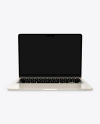 MacBook Air M2 Starlight Mockup