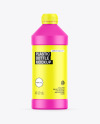 Matte Plastic Bottle Mockup