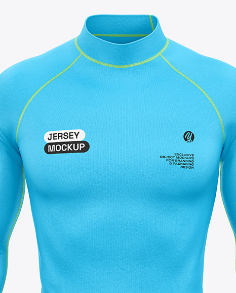 Men's Jersey Mockup - Front View