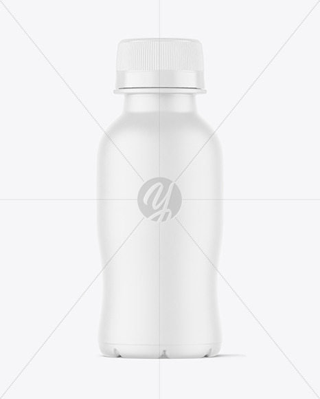 Matte PET Juice Bottle Mockup