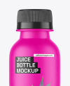 Matte PET Juice Bottle Mockup