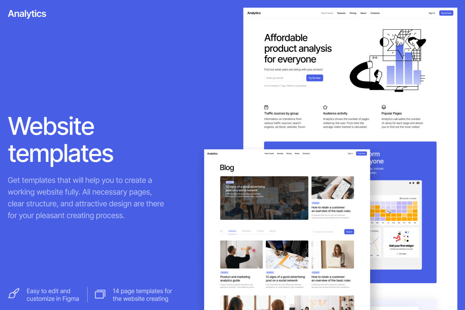 Analytics HTML Template