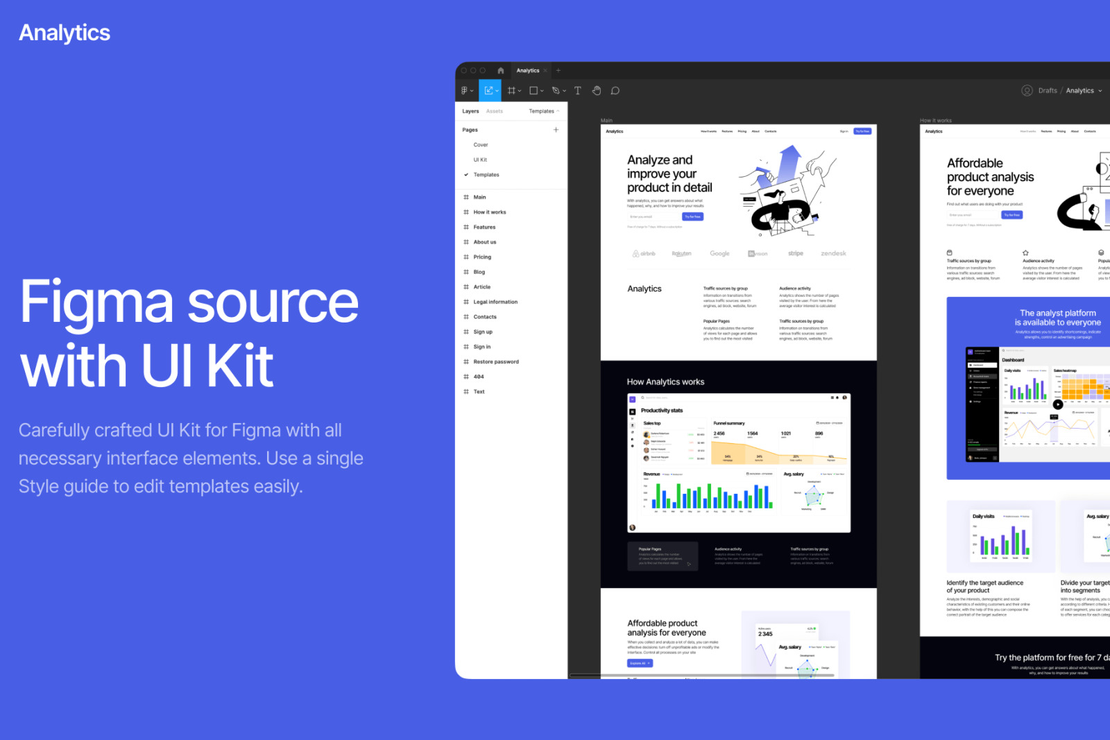 Analytics HTML Template Analytics HTML Template
