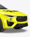 Crossover SUV Mockup - Half Side View