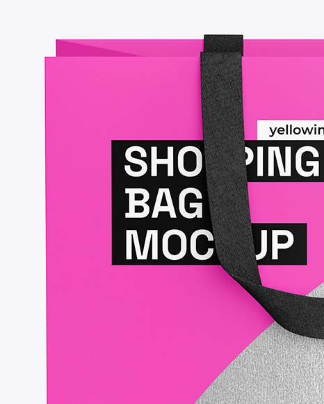 Paper Shopping Bag Mockup