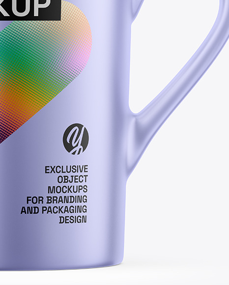 Matte Metallic Mug Mockup