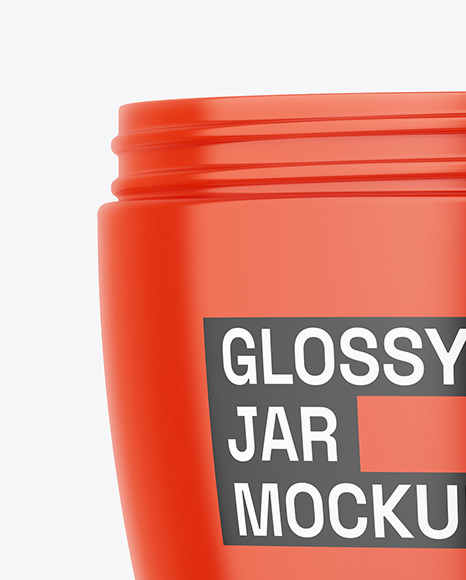 Glossy Jar Mockup Glossy Jar Mockup