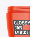 Glossy Jar Mockup Glossy Jar Mockup