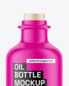 Matte Oil Bottle Mockup