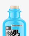 Glossy Oil Bottle Mockup