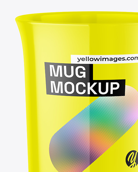 Glossy Mug Mockup