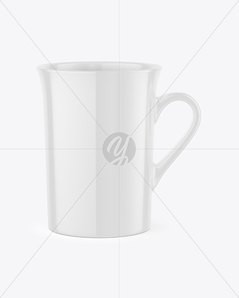 Glossy Ceramic Mug Mockup