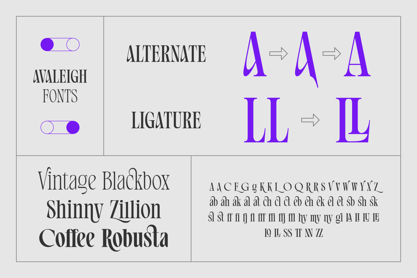 Avaleigh - Elegant High End Serif Fonts Family