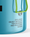 Metallic Jar w/ Clamp Lid Mockup