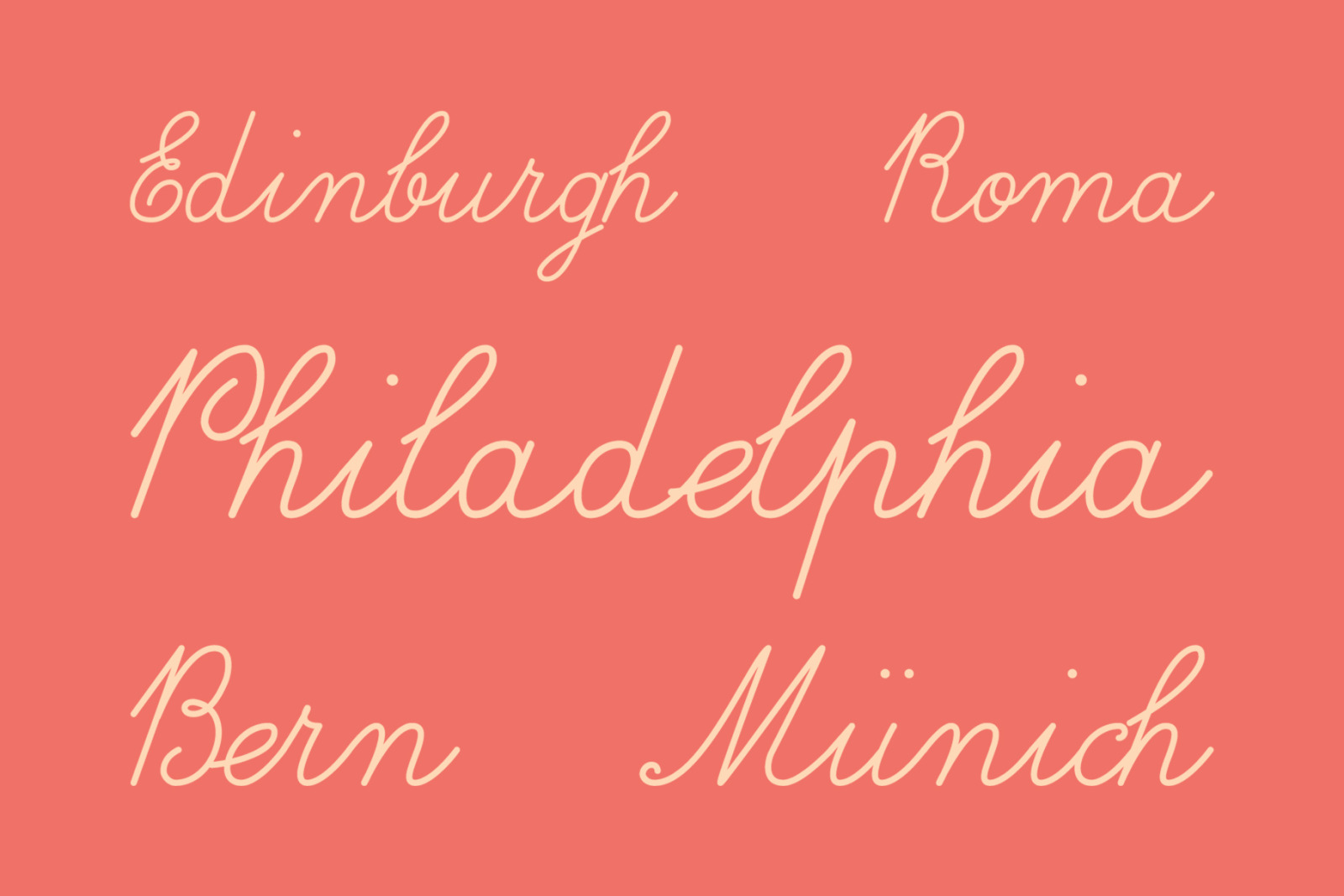 Fribois - Monoline Script Font Fribois - Monoline Script Font