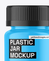 Glossy Plastic Jar Mockup